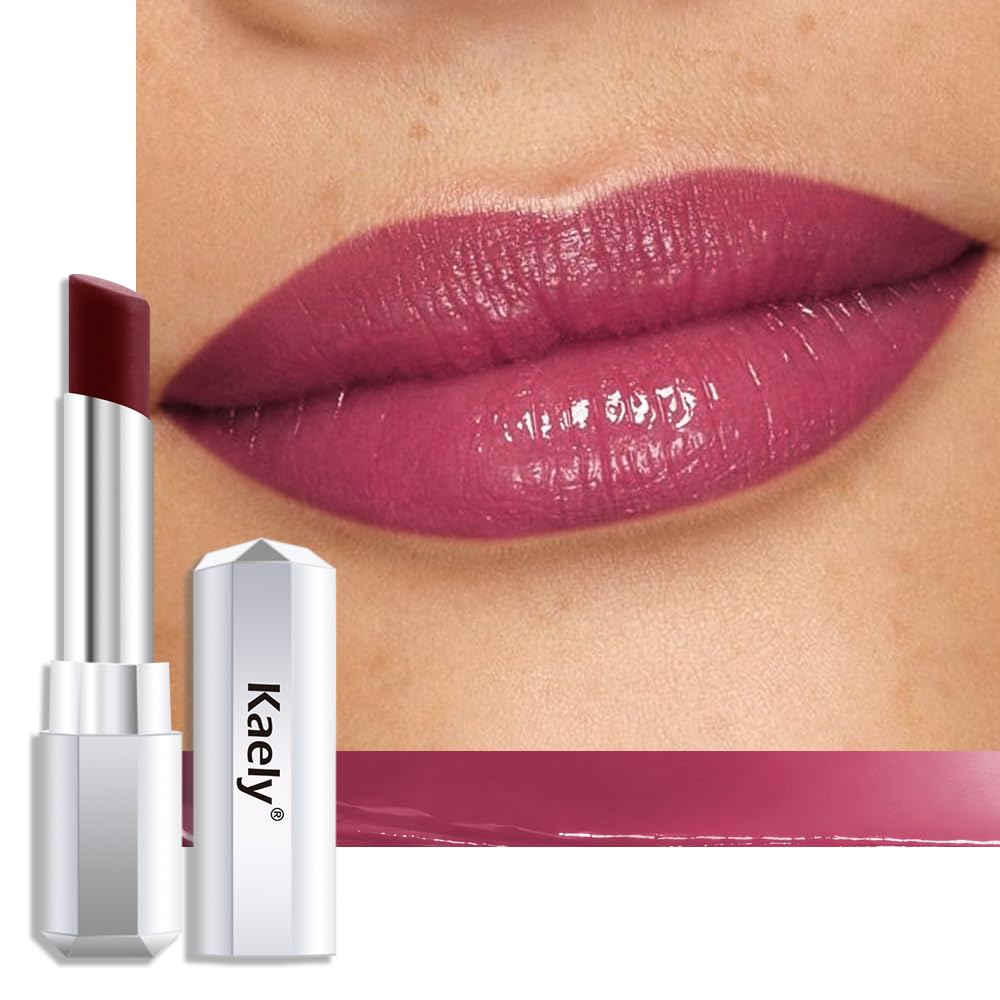 Kaely Lápiz Labial Tintado Bálsamo Labial de Mahoma Miel, Lápiz Labial de Brillo Hidratante para Labios Secos de Mujeres, Bálsamo Labial Nutritivo Brillante Lápiz Labial Tinta Maquillaje, Ligero