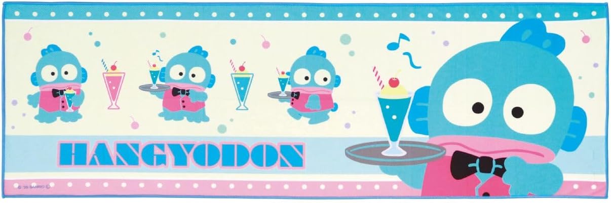 Sanrio Cooling Towel with Case, Long, 35.4 x 11.8 inches (90 x 30 cm), Cooling Towel, For Kids, Elementary School Students, Characters, Neck, Sports, Popular, Mobile Phone