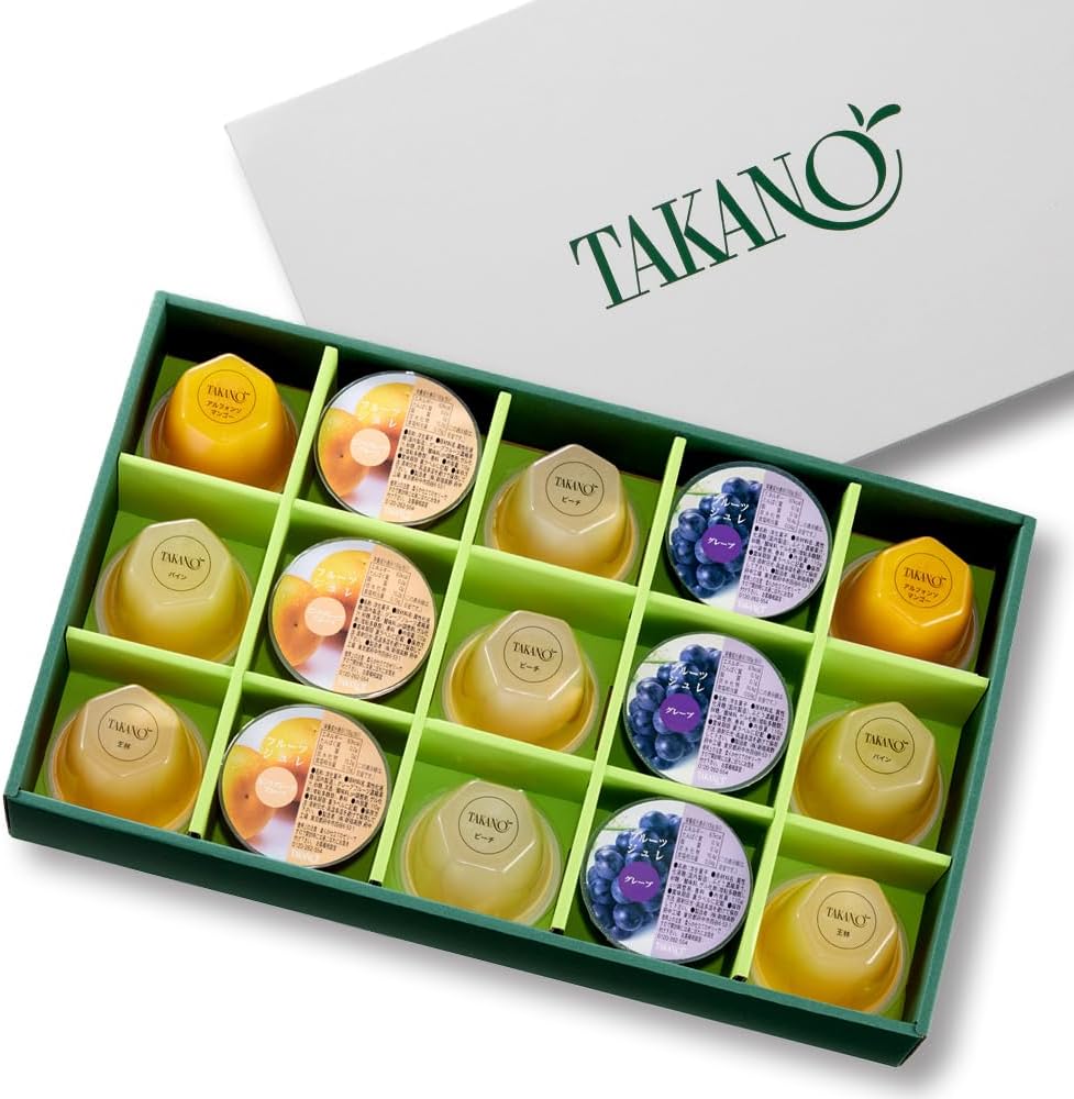 Shinjuku Takano Fruit Jelly, 9 Pieces