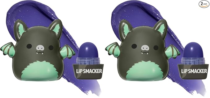 Lip Smacker Squishmallows - Bálsamo labial hidratante, divertido y suave y esponjoso, parte superior coleccionable, hidrata y suaviza - Patty