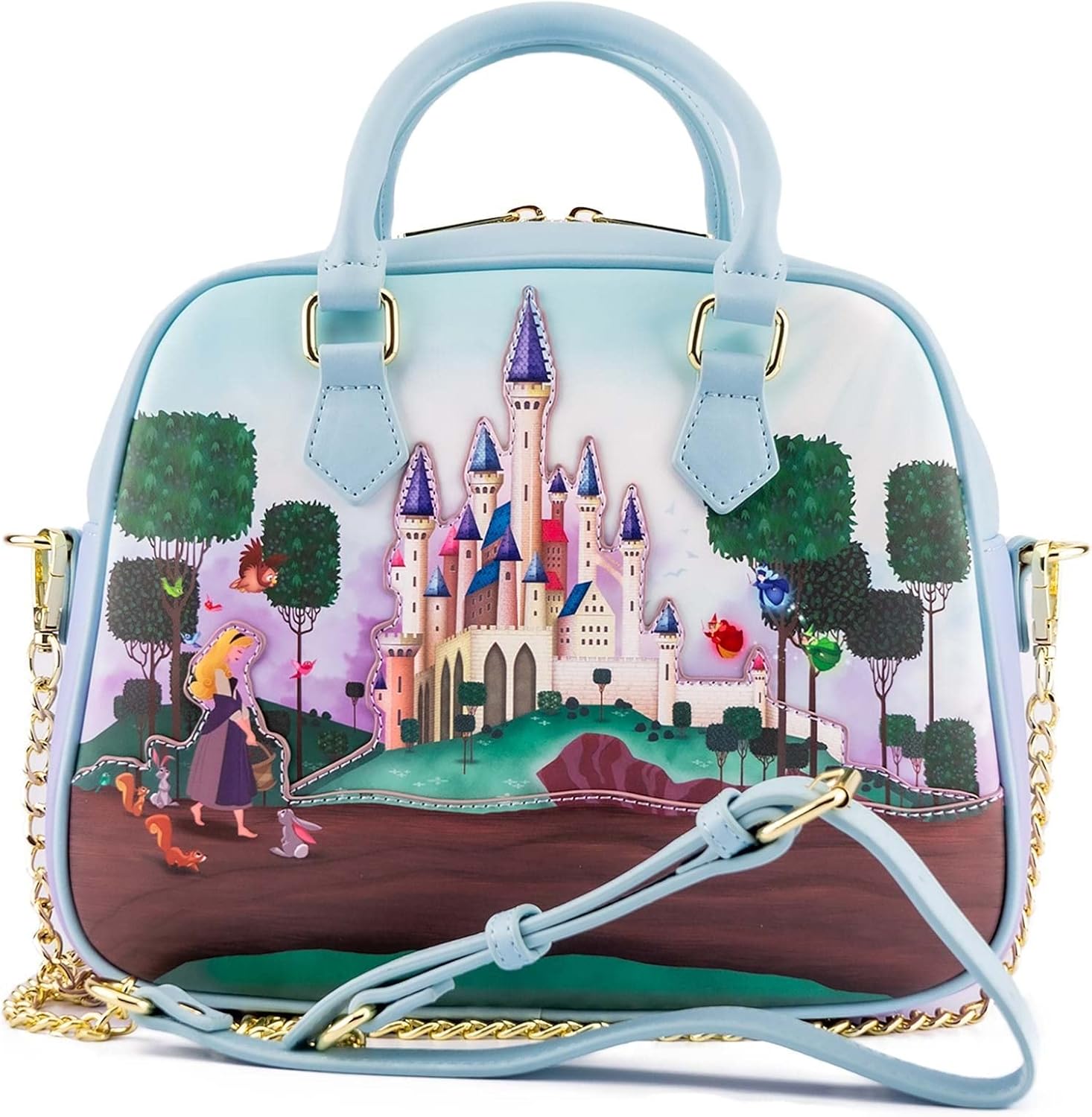 Bolso Loungefly Castillo Aurora La Bella Durmiente Disney