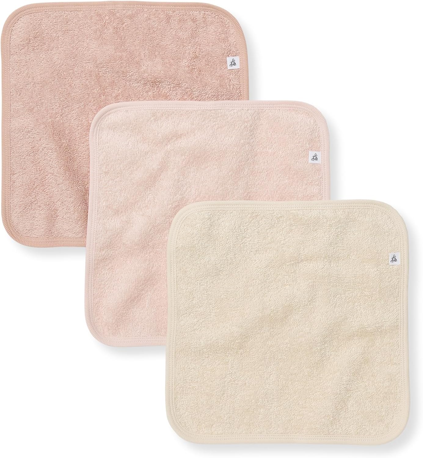 Toallitas de baño para bebés Burt's Bees Baby, 100% algodón orgánico, tejido de rizo suave y súper absorbente y tela de rizo tejida | Los paños de baño suaves y suaves de rizo 100 % algodón orgánico son los esenciales perfectos para el baño
