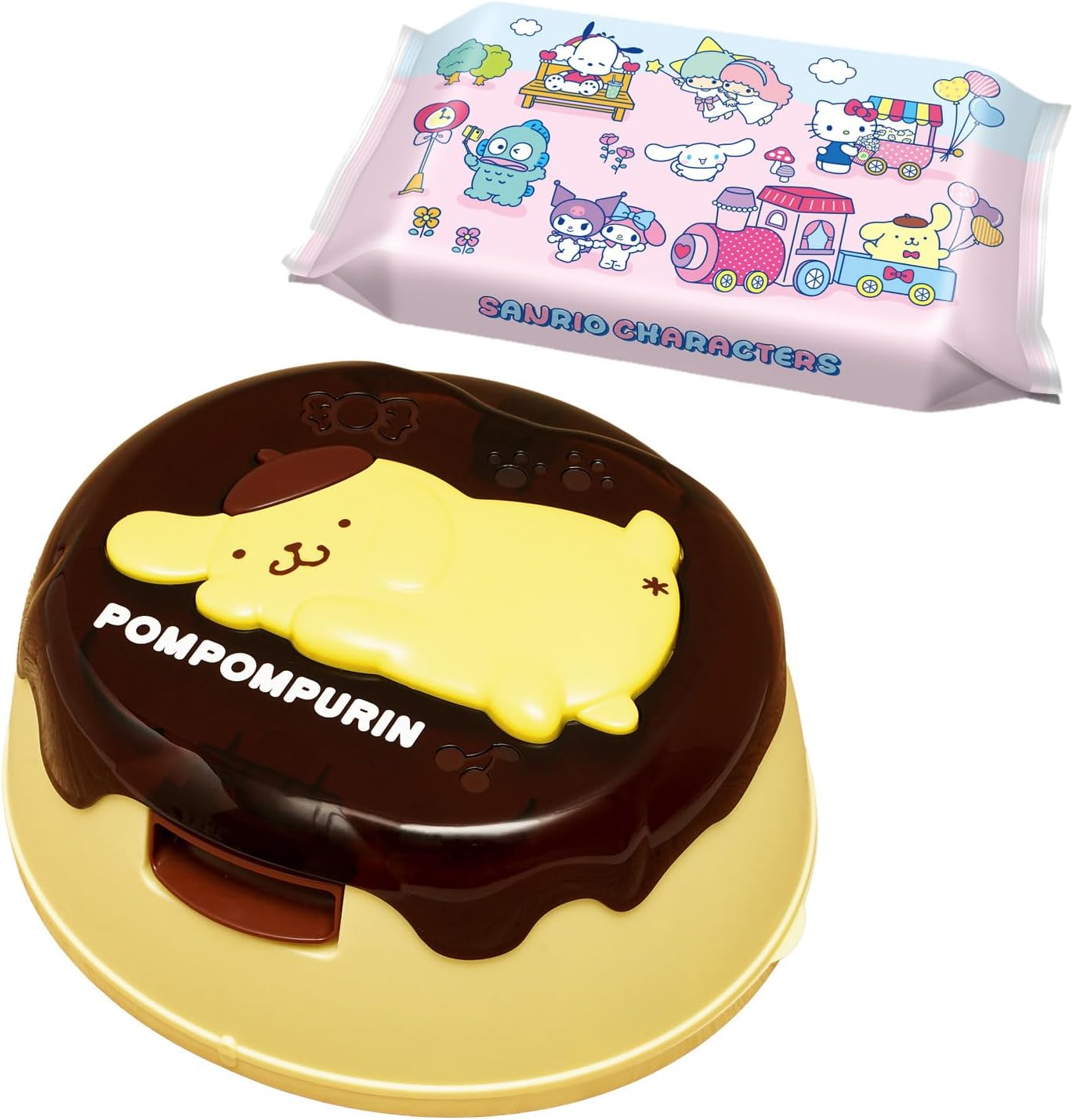 LEC Sanrio Kuromi Wet Tissue Case with 99.9% Pure Water Wet Tissues