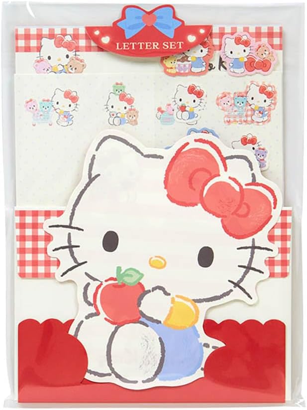 Sanrio 493945 Character Letter Set, Sanrio Characters Packaging: Approx. Width 6.3 x Depth 0.3 x Height 8.7 inches (16 x 0.8 x 22 cm)