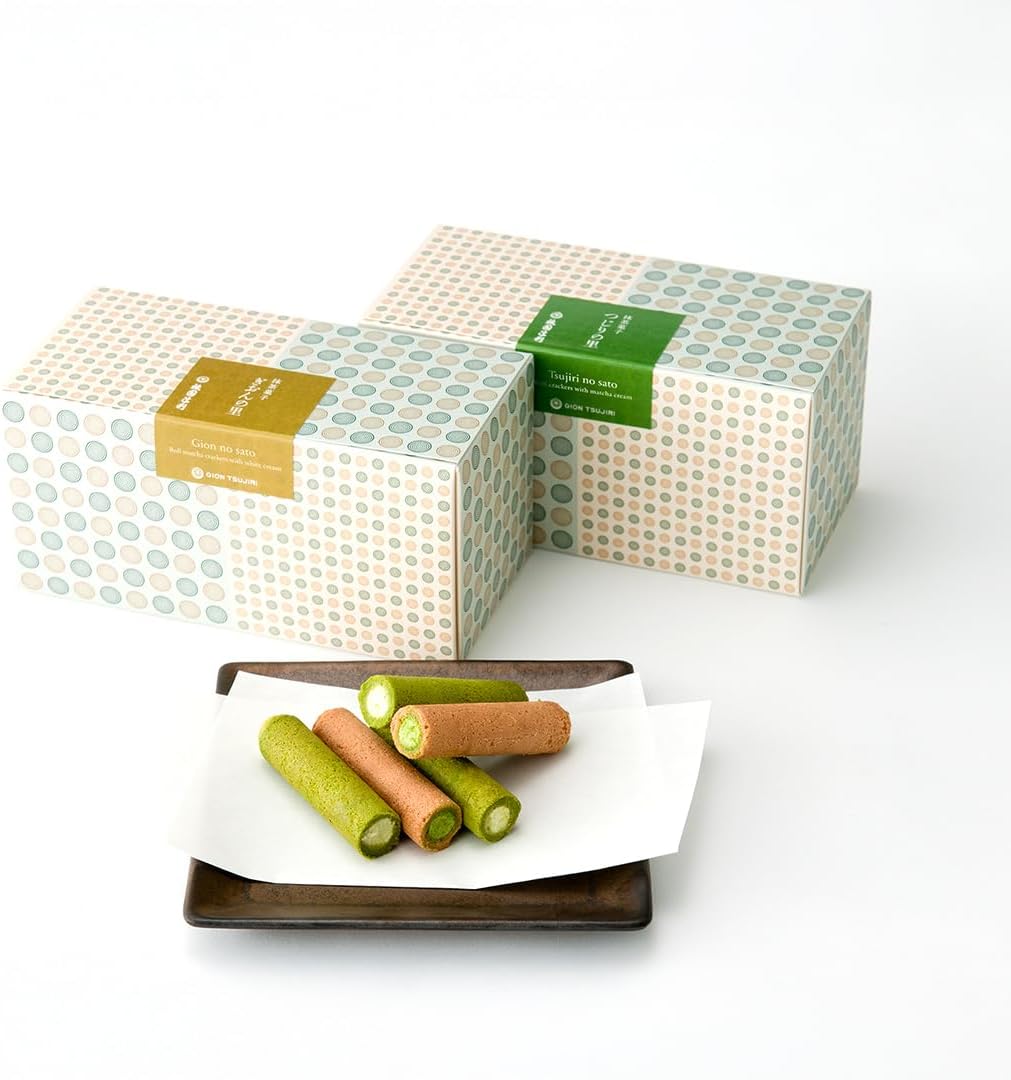 Gion Tsujiri Gion no Sato, Tsuji no Sato Set, Each 15 Pieces, Individually Wrapped, Sweets, Gift, Matcha, Confectionery, Kyoto, Souvenir, Hand Souvenir, Workplace, Celebration, Return Gift, Gift