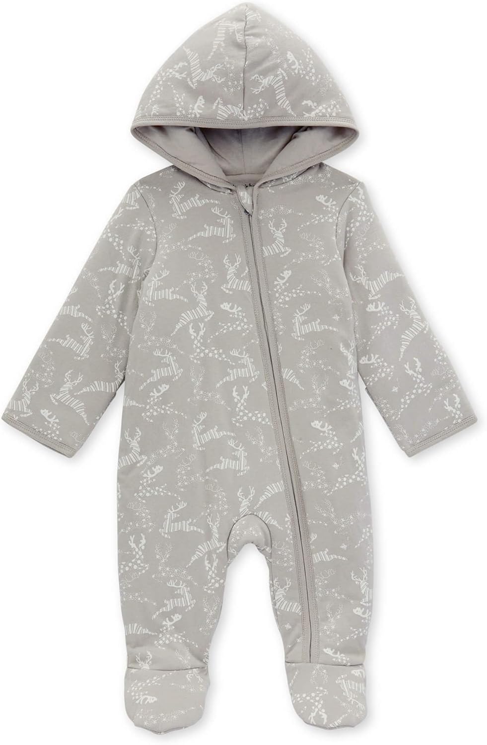 Burt's Bees Baby Unisex Infant Bunting Jumpsuit, Organic Cotton One-Piece Long Sleeve Outfit Coverall