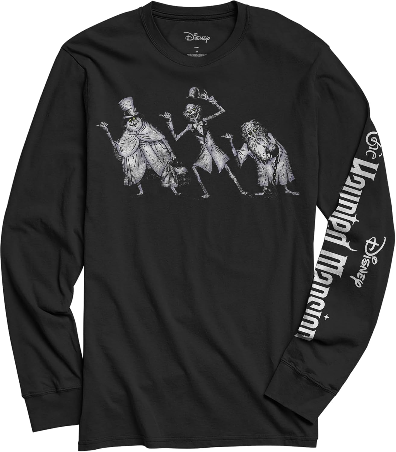 Disney Haunted Mansion Group Hitchhiking Ghosts - Camiseta para adultos