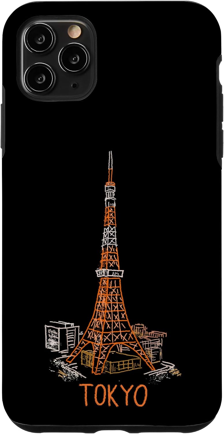 Tokyo Tower Japan Travel Souvenir City Landmark Gift Smartphone Case for iPhone 15 Plus