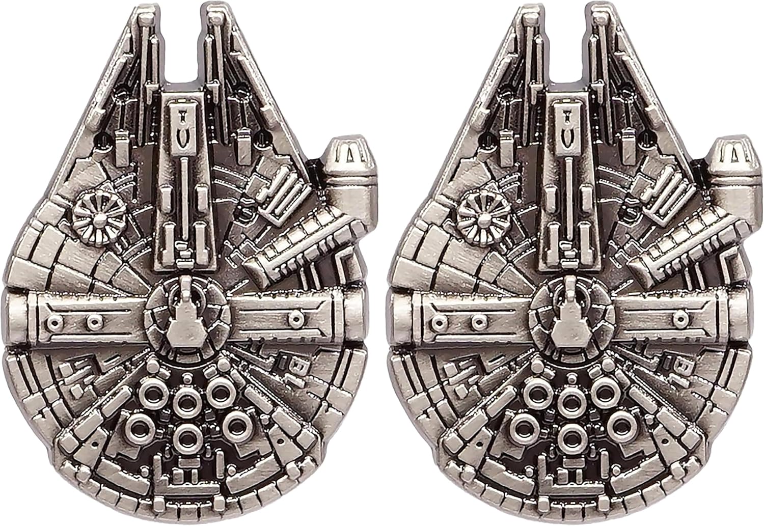 Pin de solapa de peltre con diseño de Halcón Milenario de Star Wars