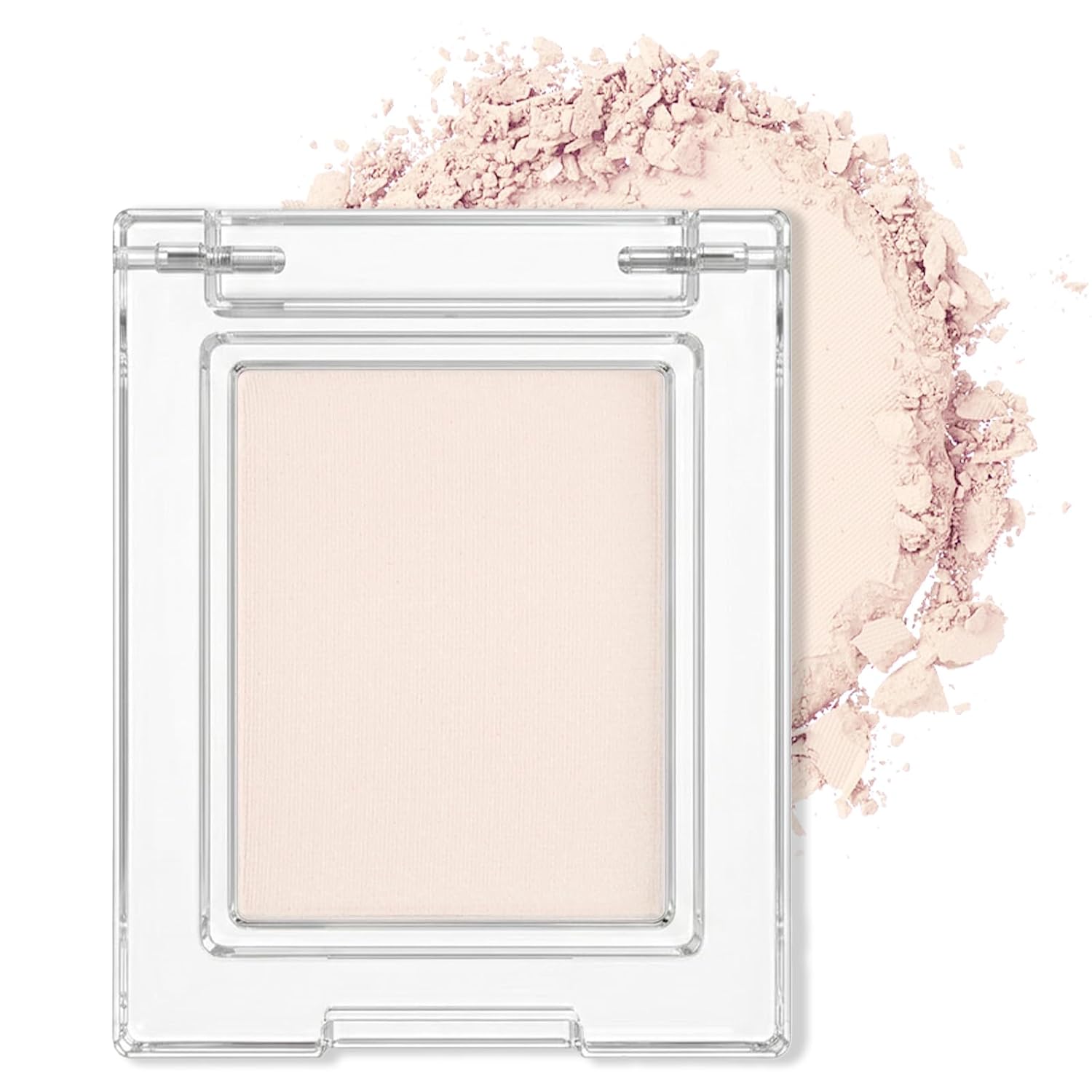 Erinde Paleta de sombra de ojos mate marrón individual, sombra de ojos de terciopelo maquillaje natural compacto en polvo, maquillaje de ojos de larga duración, ultra mezclable, color pigmentado