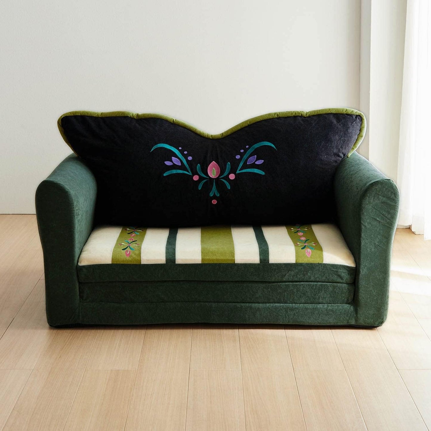 Belle Maison Disney Sofa Bed, Character, Image Sofa Bed, Beauty and the Beast (Navy)