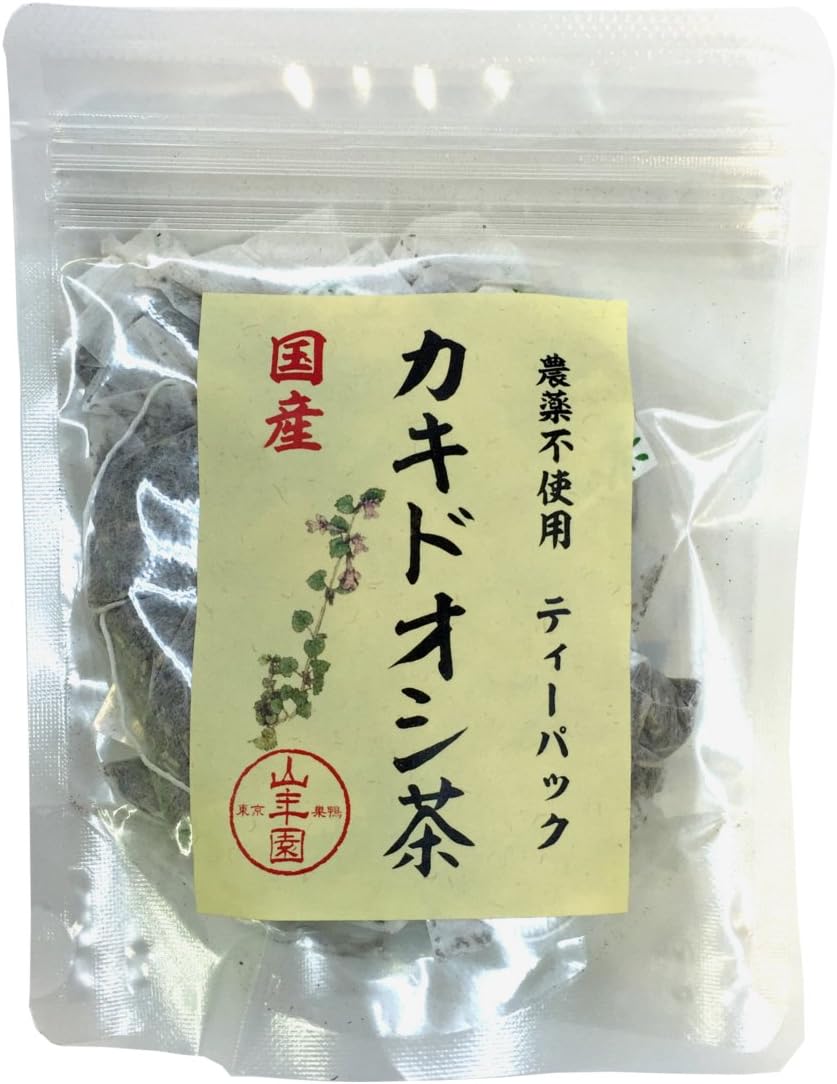 [100% Made in Japan] Kakido Oshi Tea Tea Pack, 0.06 oz (1.5 g) x 20 Packs, Made in Miyazaki Prefecture, Pesticide-free, Caffeinated Sugamo Tea House Yamanenen
