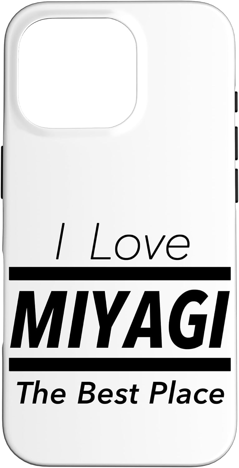 アイラブ・MIYAGI 宮城（I Love）JIMO-T【47都道府県】ジモティ プレゼント お土産 かっこいい 面白い スマホケース iPhone 16 用