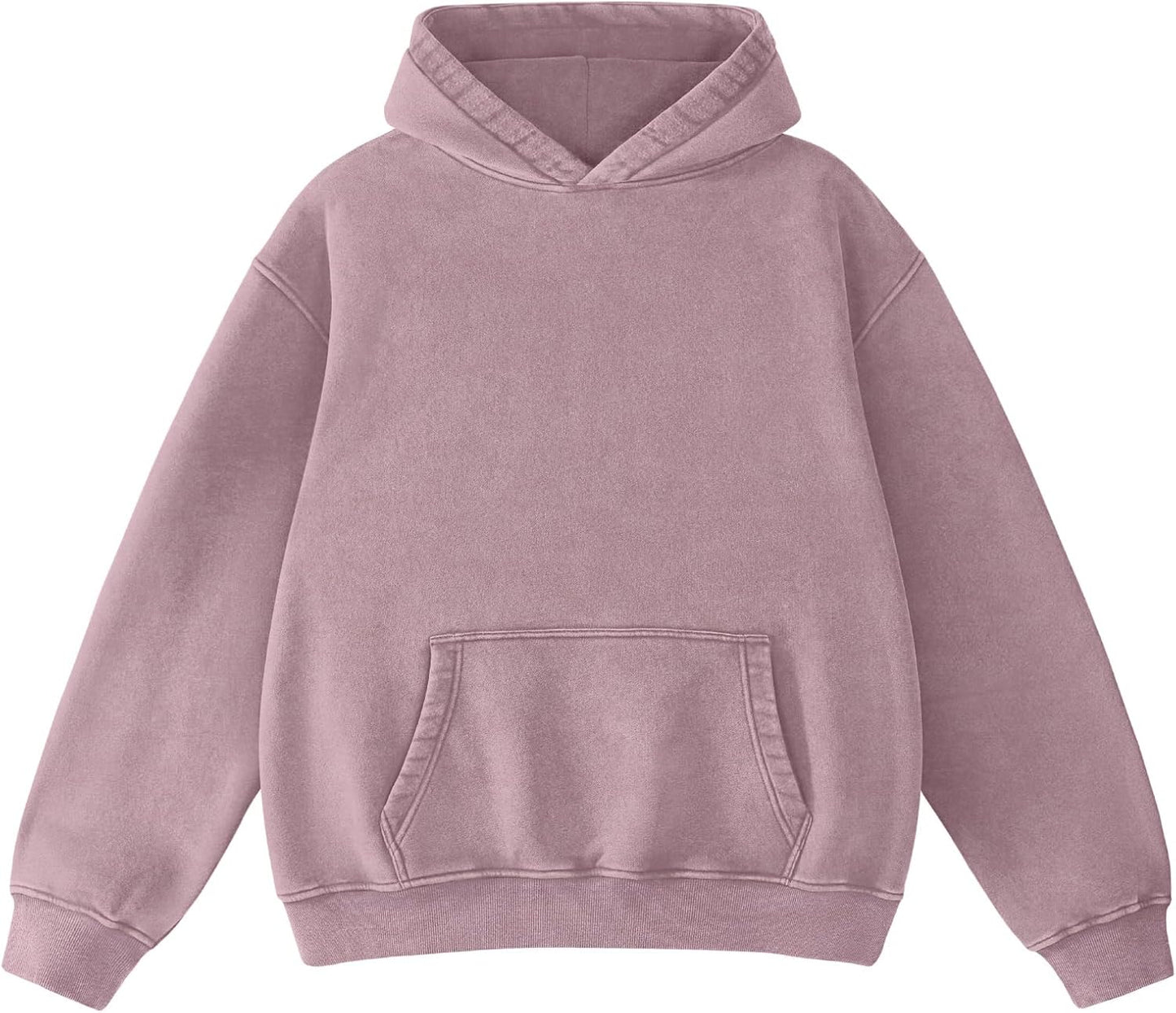 Hatant Sudaderas con capucha de gran tamaño para hombres y parejas, sudaderas con capucha pesadas vintage para hombre, suéteres de lavado ácido, ropa 2026