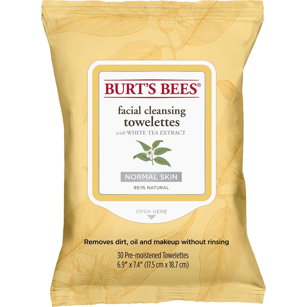 Burt's Bees - Toallero de limpieza facial