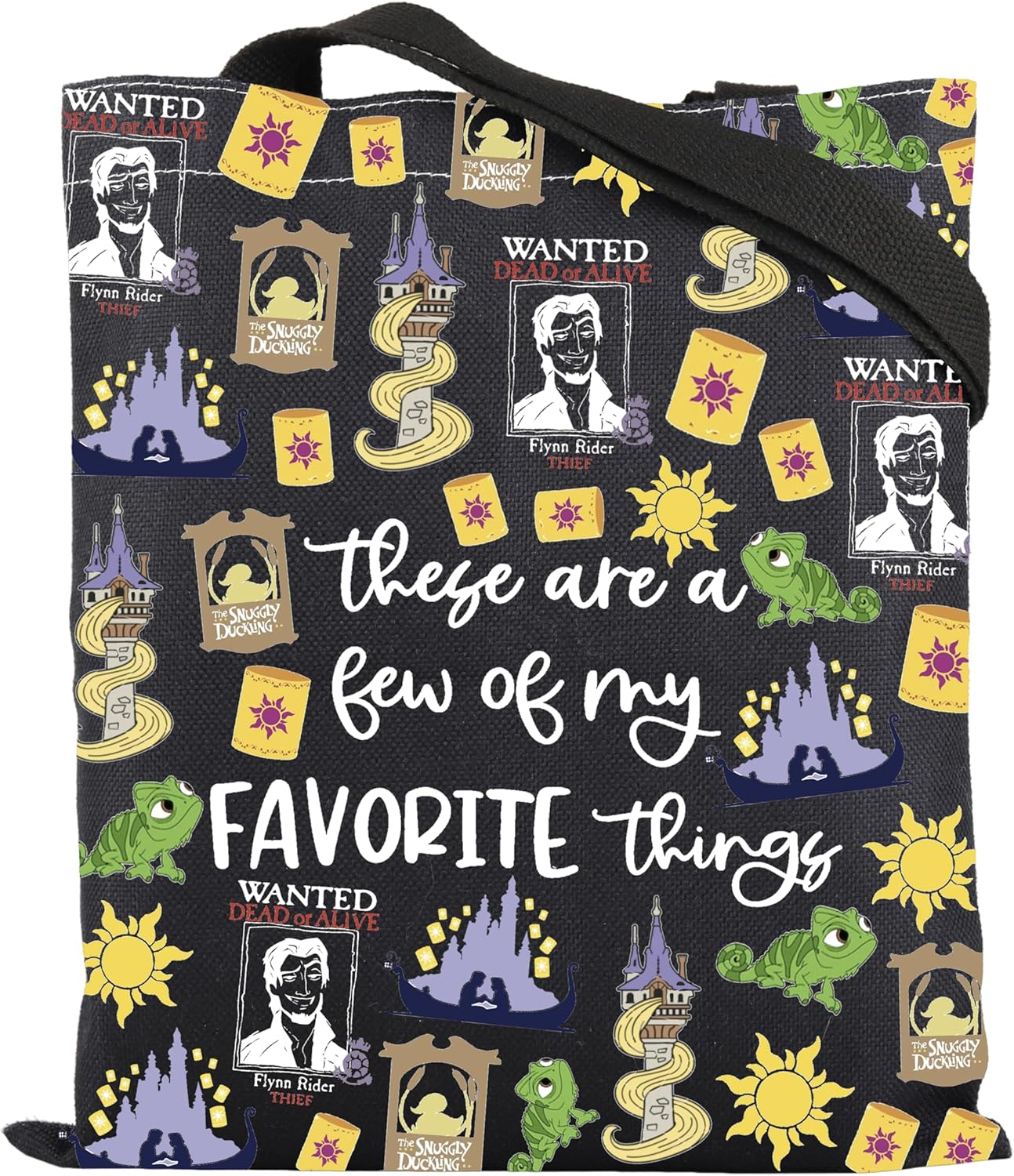 ENSIANTH Princess Merch Fairy Tale Lover Tote Bag Lost Princess -Castle Shoulder Bag Tower -Kingdom Gift