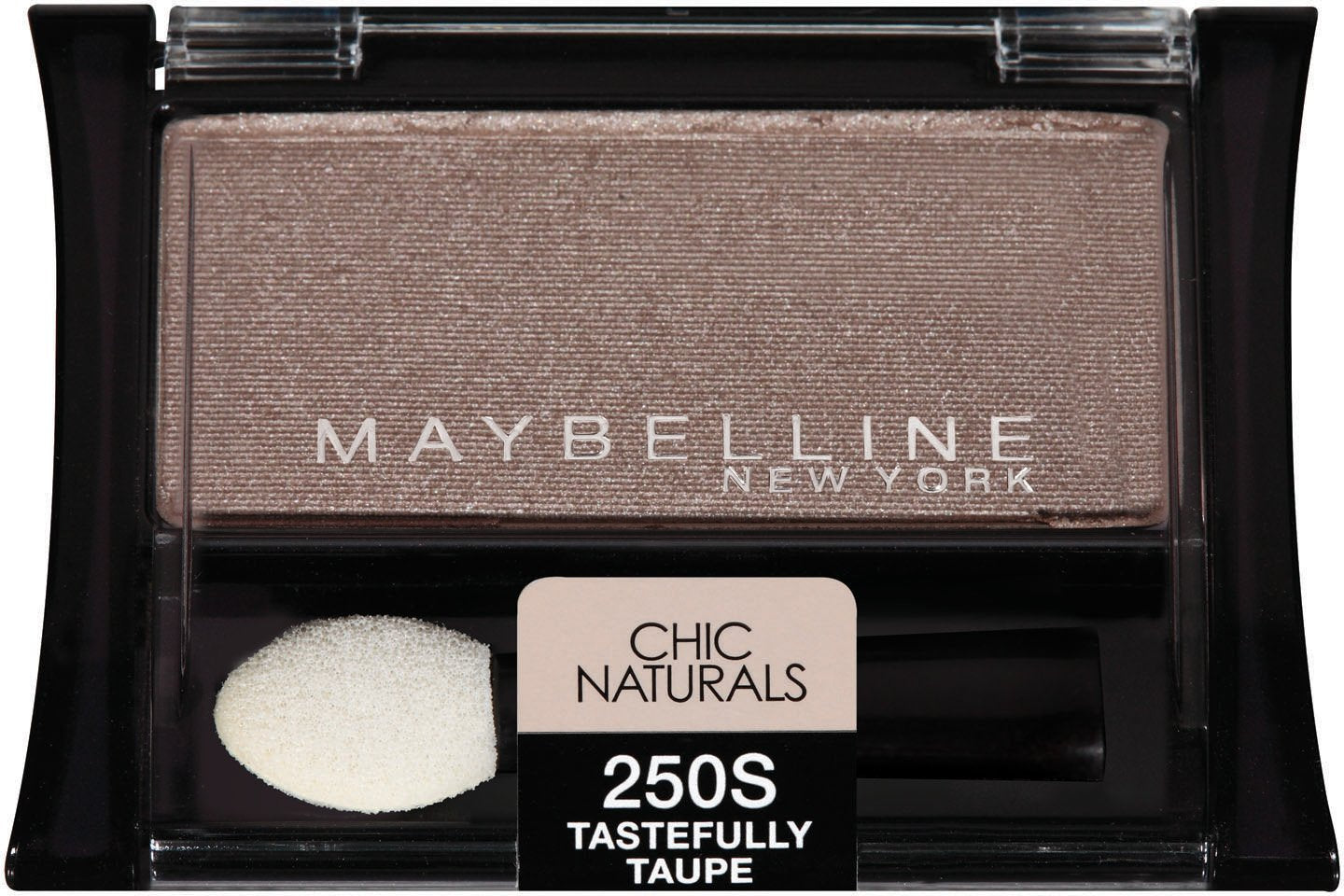 Sombra de ojos Maybelline New York Expert Wear Singles, Chic Naturals 250s Tastefully Taupe, 0.09 onzas