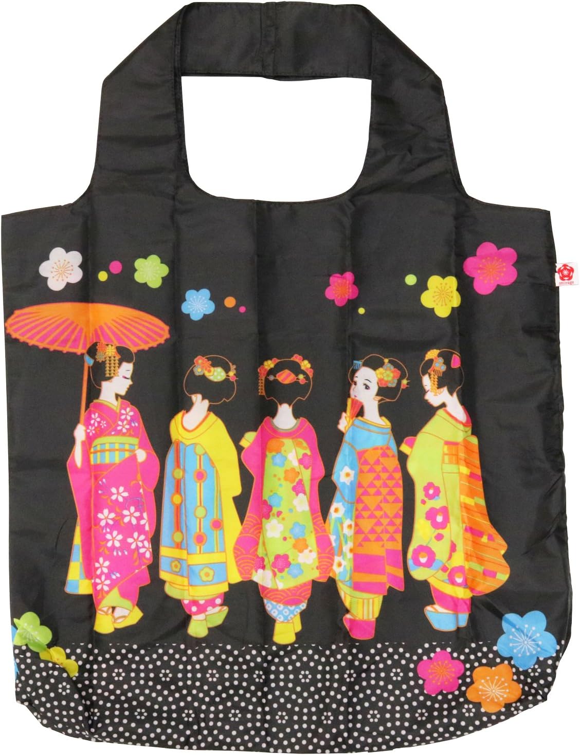 Matsumi Crafts Eco Bag Souvenir Bag Japan Maiko Pattern Kyoto