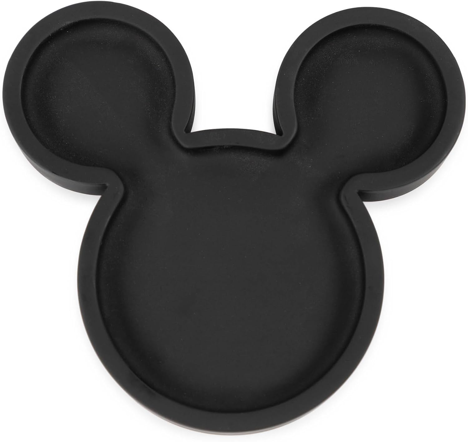 Original Soap Dish for Children - Disney Mickey Mouse Accessory for Bath, Shower or Sink - Sponge Holder - Black Resin Holder - Solid Soap Holder