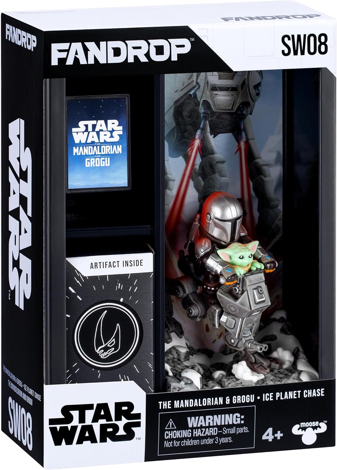 FANDROP SW02-Star Wars: The Clone Warsâ - Ahsoka Tano VS. Maul. FANDROP combina un diorama épico, artefactos y marcador de escena creando una exhibición para mejorar la colección, 4 para coleccionar