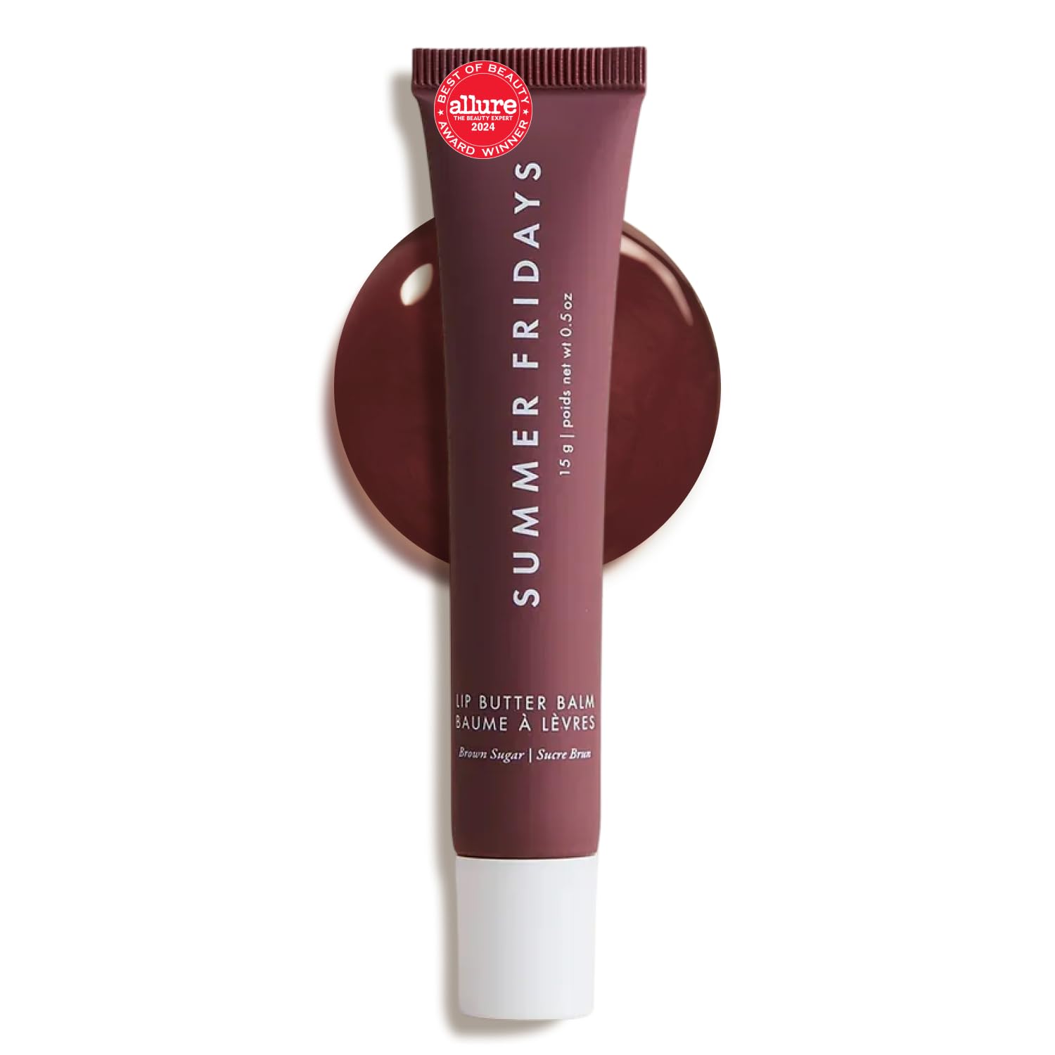 Summer Fridays Lip Butter Balm Sweet Pink Duo - Conditioning Tinted Lip Balm + Overnight Mask for Instant Shine + Color - With Hydrating Shea Butter - Strawberry Soft Serve + Birthday Cake (2 Count)