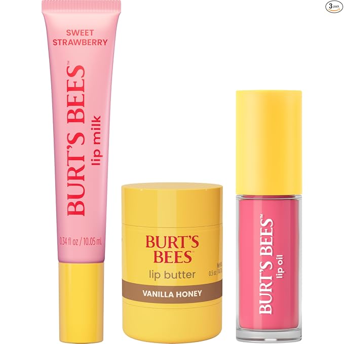 Burt's Bees Mantequilla labial de menta dulce, repara los labios secos, hidratación 24 horas, bloquea la humedad, incluye mantecas de karité y mango, vitamina E rica en antioxidantes, conveniente dispensador de torsión, 0.5 onzas.