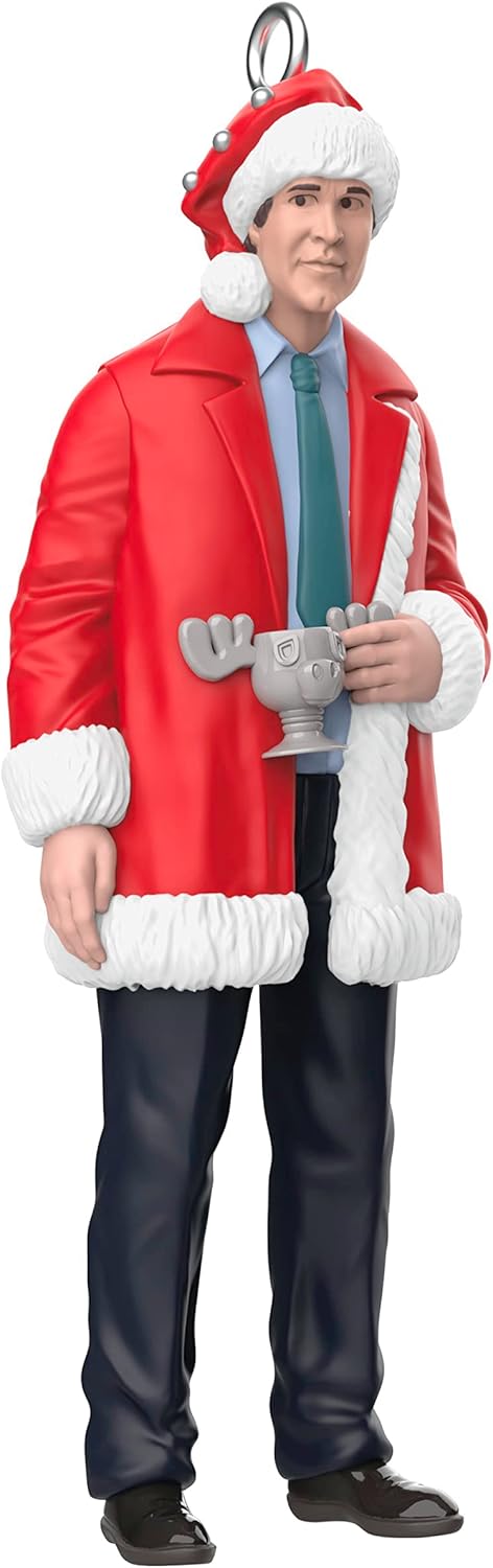 Hallmark Keepsake National Lampoon's Christmas Vacation Mini Adorno de Navidad (Sledding Clark Griswold) Adorno pequeño de 1.25 pulgadas para árbol de mesa