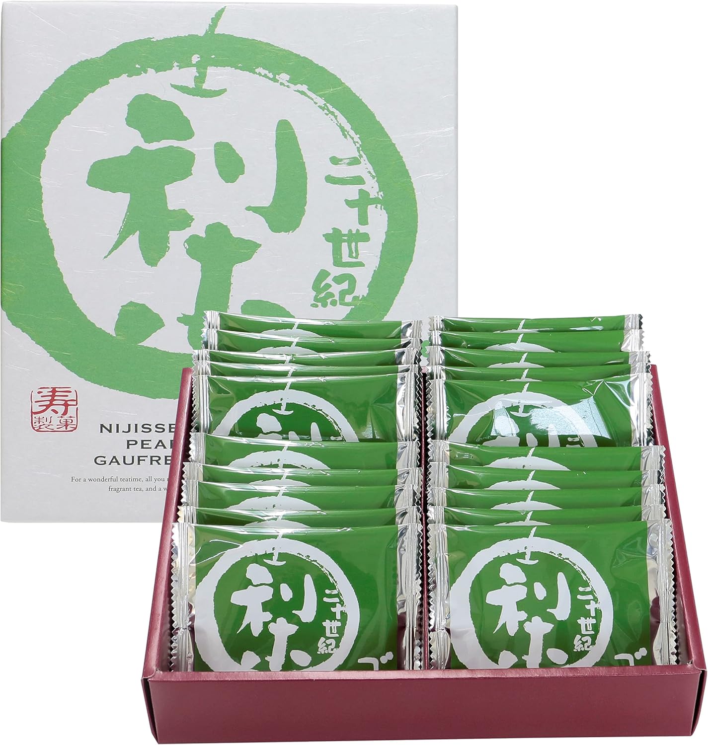 Kotobuki Seika 20th Century Pear Gofrett (10 Pieces)