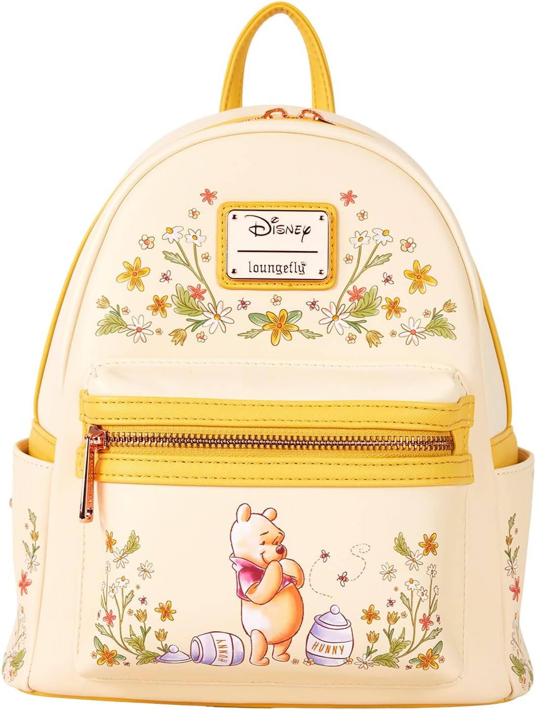 Loungefly Winnie the Pooh Eeyore Mini Mochila Bolso Estampado Floral Correa Doble Bolsa de Hombro