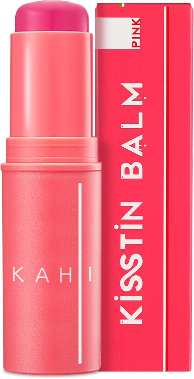 KAHI - Wrinkle Bounce Multi Balm, bálsamo hidratante todo en uno, crema para ojos, crema para el cuello, base de maquillaje y bálsamo hidratante facial en barra, edición Max Usage, 9 ml