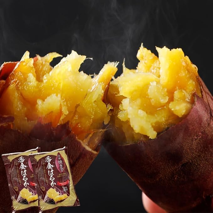 Seki Shoten Roasted Sweet Potatoes, Frozen Roasted Sweet Potatoes, Beni Haruka, Sweet Potatoes, Ibaraki, Domestic, Total 17.6 oz (500g × 1 bag), Sumifuru, No Coloring Added, Soft, Sweet, Moist, Sweets