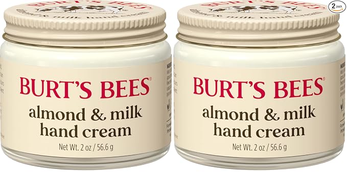 Burt's Bees Crema de manos de almendras y leche, 2 onzas