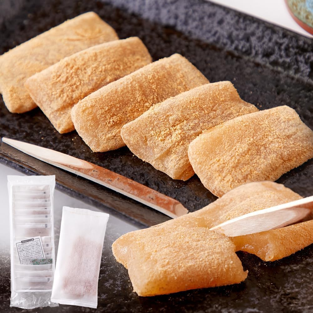 Natural Living Habutae Mochi (10 pieces) Individual packaging Simple packaging Echizen Fukui Red bean paste Japanese confectionery Glutinous rice Snack Tea accompaniment Famous confection Souvenir