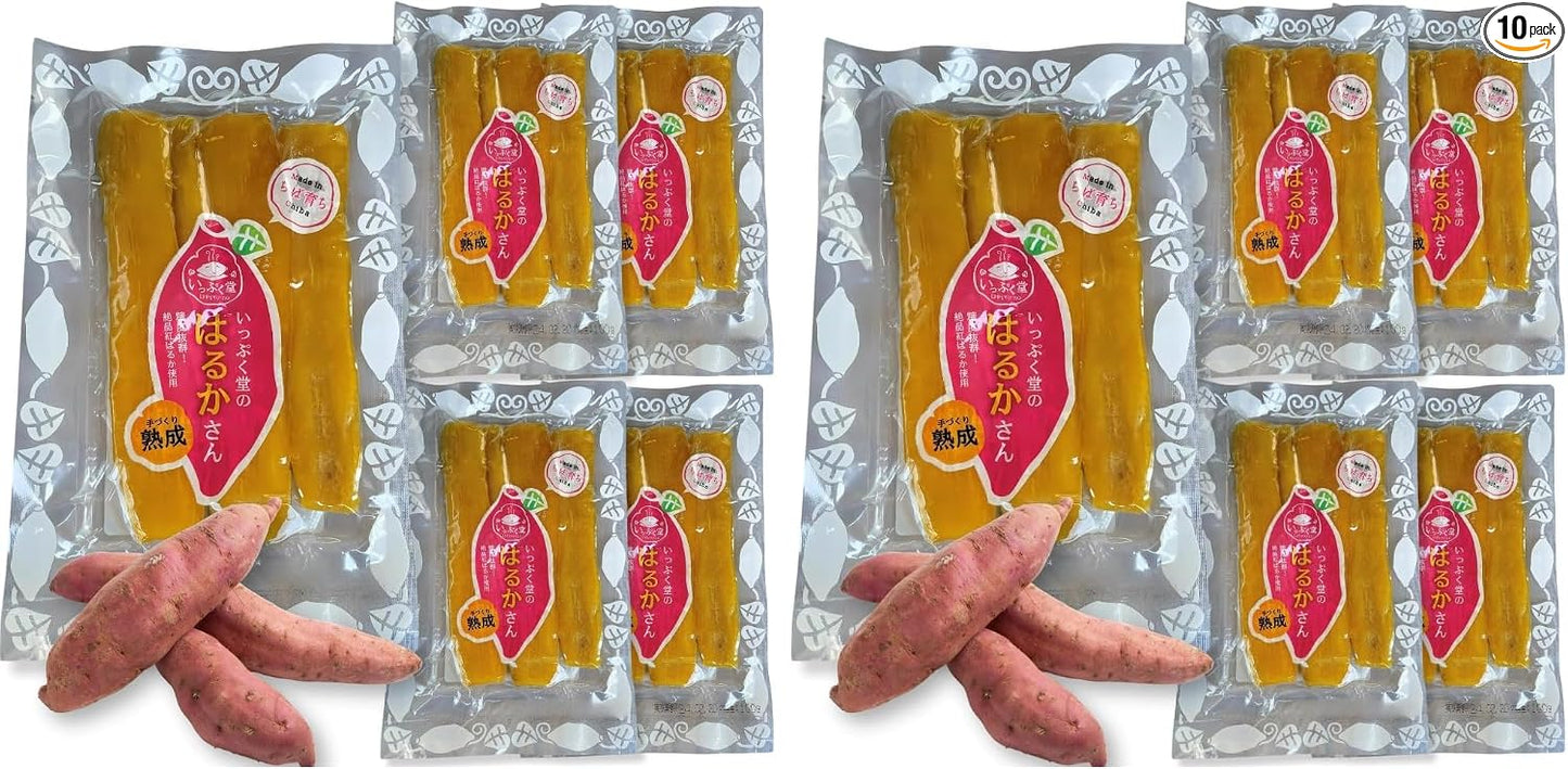 Chiba Prefecture Red Haruka Dried Potato, 3.5 oz (100 g), 3 Bags