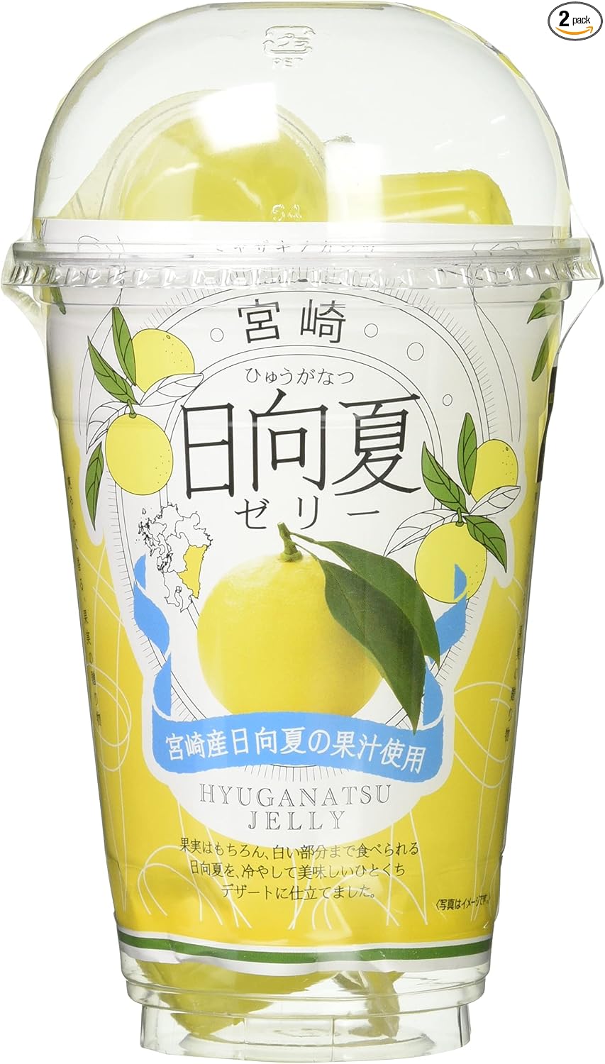 Yutaka Shokai Hinata Summer Portion Jelly, 0.8 oz (22 g) x 12 Packs