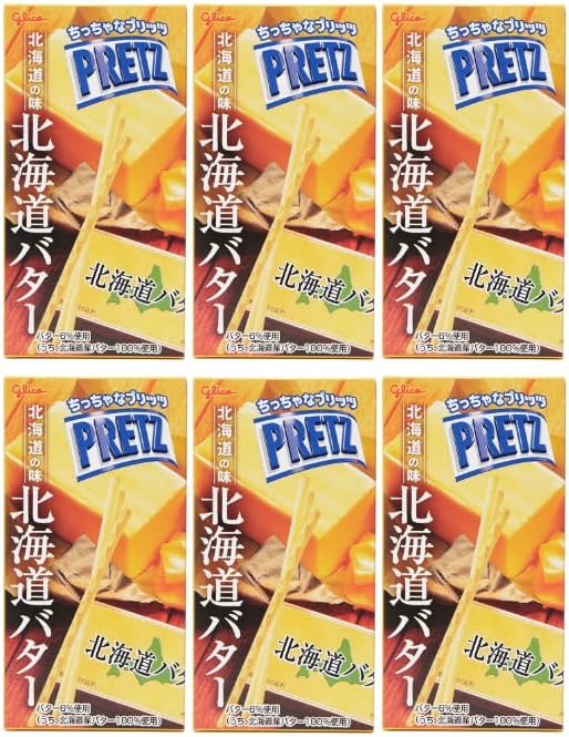 【6 box set】Pretz Kyushu Taste Hakata Mentaiko Individually Wrapped 1 box 23g Japan Taste Journey Tiny Pretz