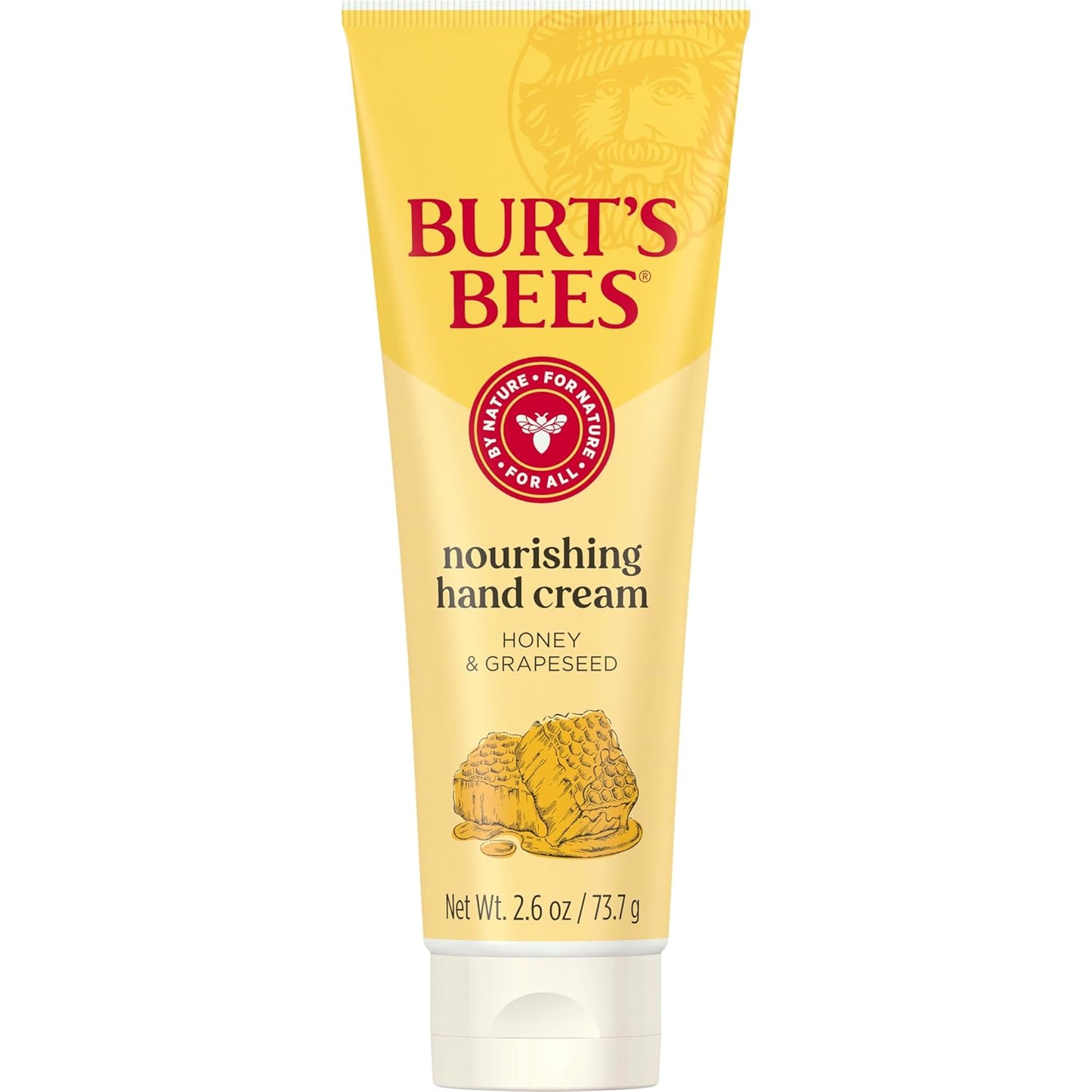 Burt's Bees Crema nutritiva de manos con miel y aceite de semilla de uva, 2.6 onzas