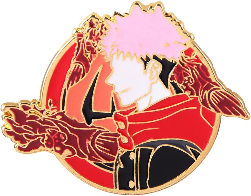 JJK Satoru Broche - Pines de esmalte de figuras de anime Satoru - Regalos divertidos para amantes del anime