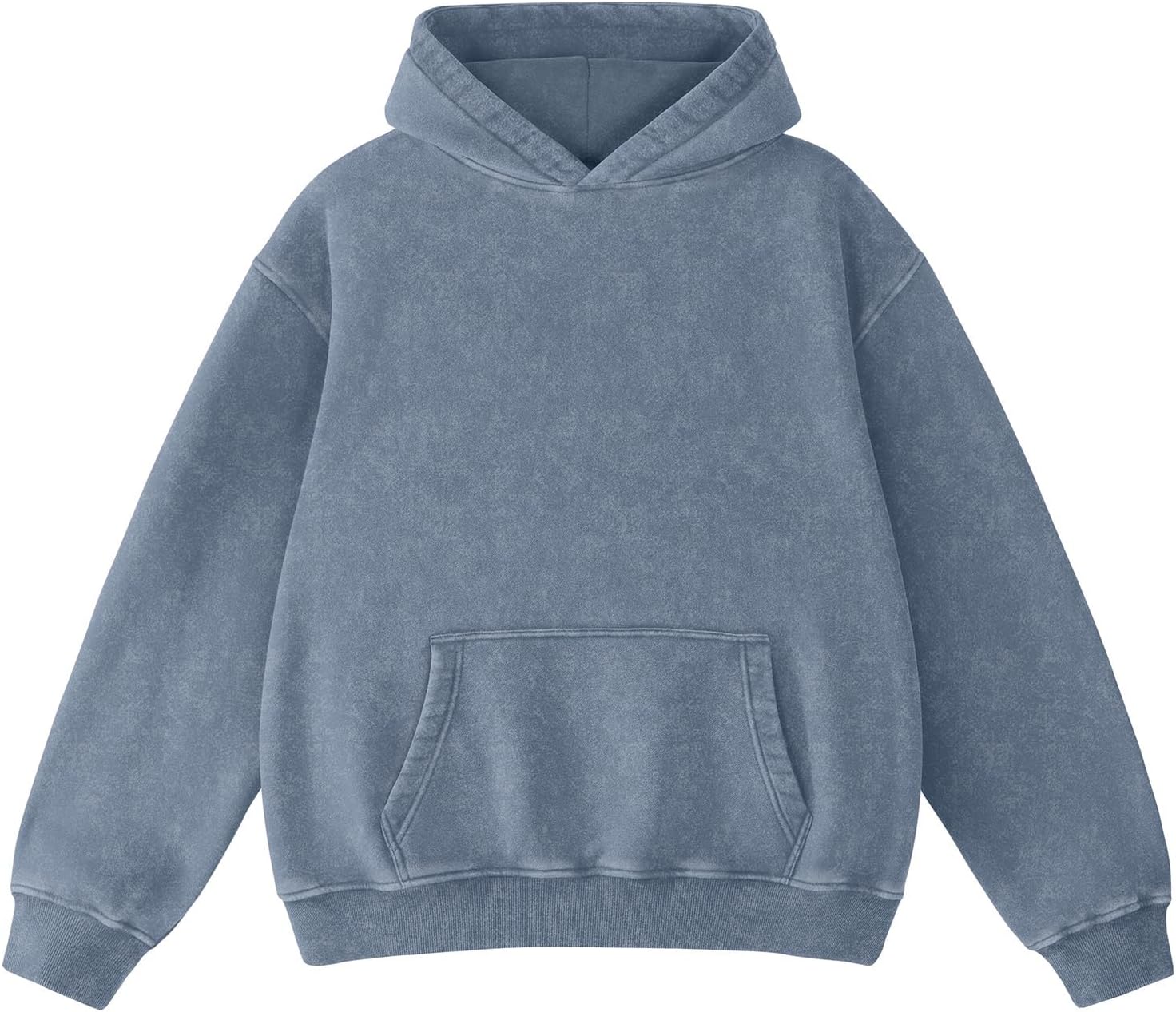 Dnzzs Sudadera con lavado ácido para mujer, sudadera con capucha de manga larga, sudaderas con capucha de gran tamaño de moda para mujer, sudaderas vintage y sudaderas pesadas
