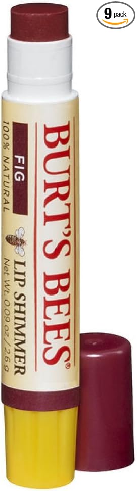 Burt's Bees Brillo de labios, ciruela, 0.09 onzas cada uno (paquete económico de 5)
