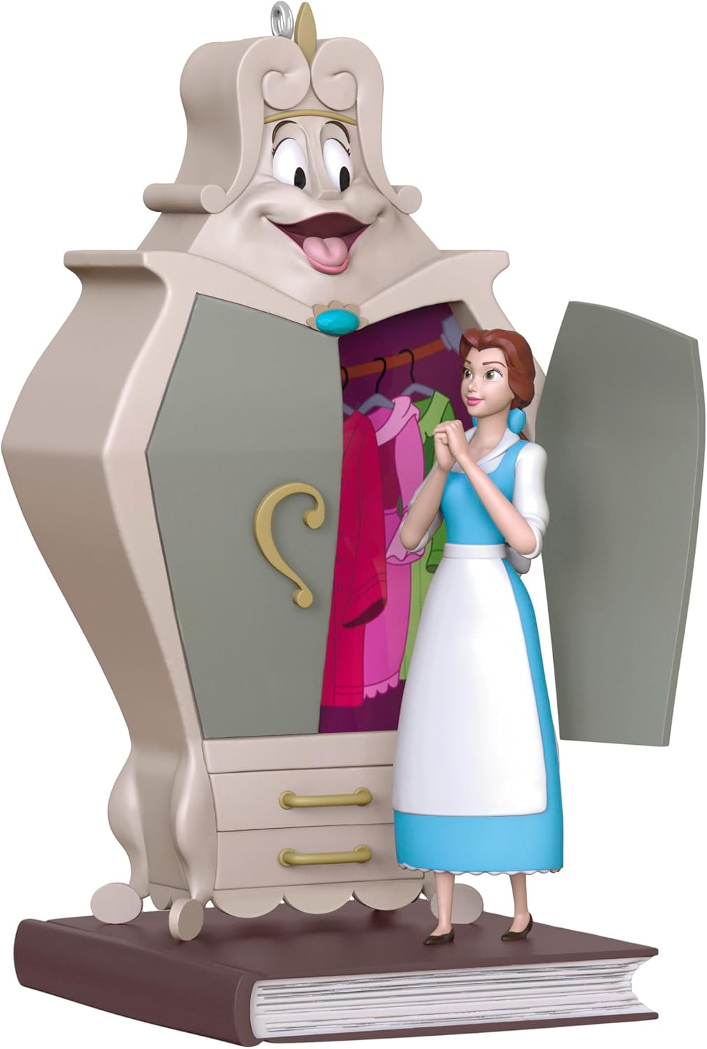 Adornos de Navidad de Recuerdo de Hallmark Disney Princesas de Disney 2024, Blancanieves y los Siete Enanitos Tímido y Sabiondo, Juego de 2