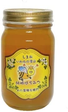 Domestic Pure Multi-flower Honey from Shimane Hamada｜Wataya Hachiuemon Sannen Iwa no Satoyama Honey, Additive-free Honey (500g 1 bottle)