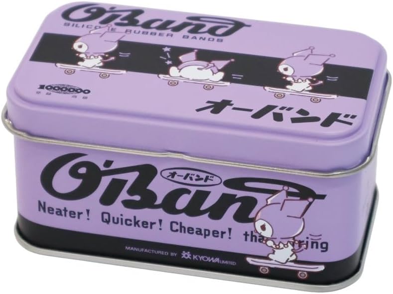 サンリオ(SANRIO) オーバンド × マイメロディ缶 シリコーン製 輪ゴム 日本製 共和