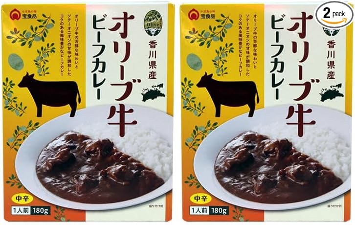 Kagawa Prefecture Olive Beef Curry Shodoshima Treasure Foods (6.3 oz (180 g) Single Item)