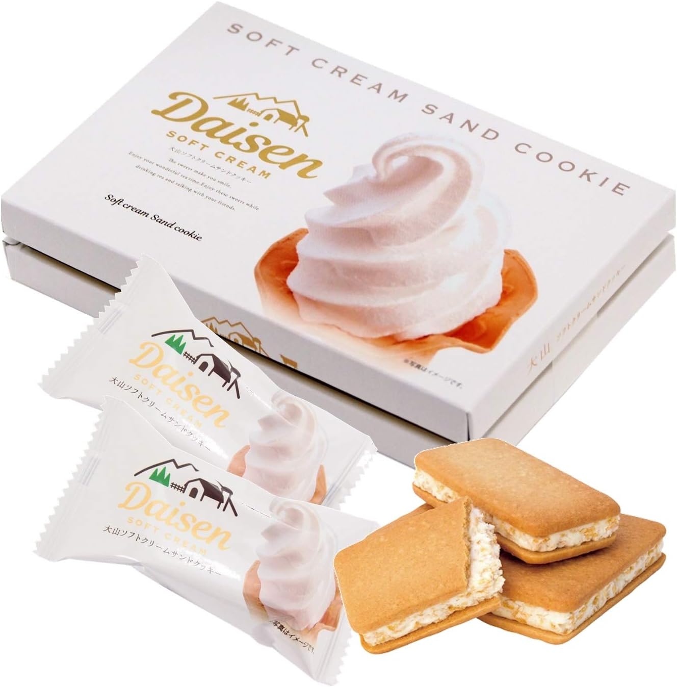 Oyama Soft Cream Sand Cookies (Pack of 12)