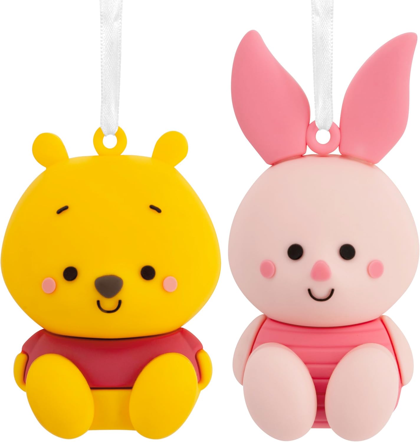 Hallmark Better Together Disney - Adornos magnéticos de Navidad de Mickey y Minnie, juego de 2