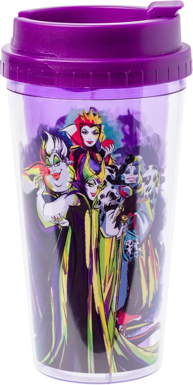 Silver Buffalo Disney Vintage Mickey Mouse Since 1928 - Vaso de viaje de doble pared con tapa de cierre deslizante, 20 onzas