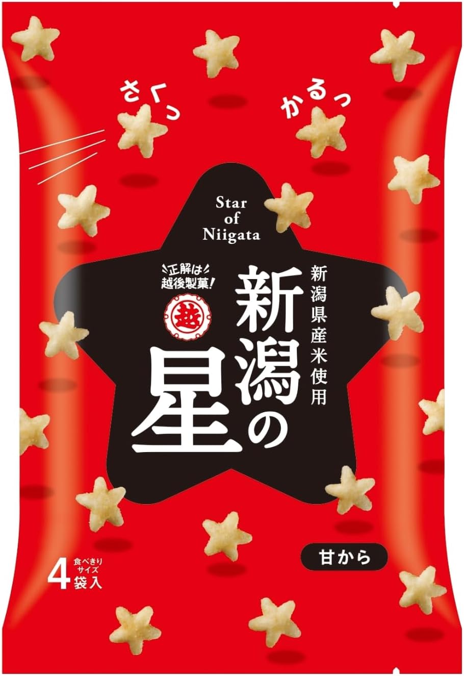 Echigo Seika Niigata Stars Green Seaweed Soy Sauce, 2.8 oz (80 g) x 6 Bags