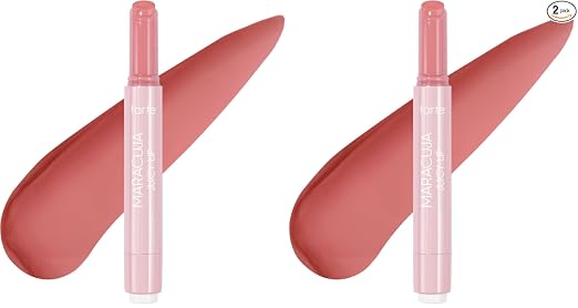 tarte maracuja jugoso bálsamo labial brillante – Mantequilla labial nutritiva viral con color y alta hidratación brillante, cuidado de la piel infundido con vitamina E, vegano y libre de crueldad