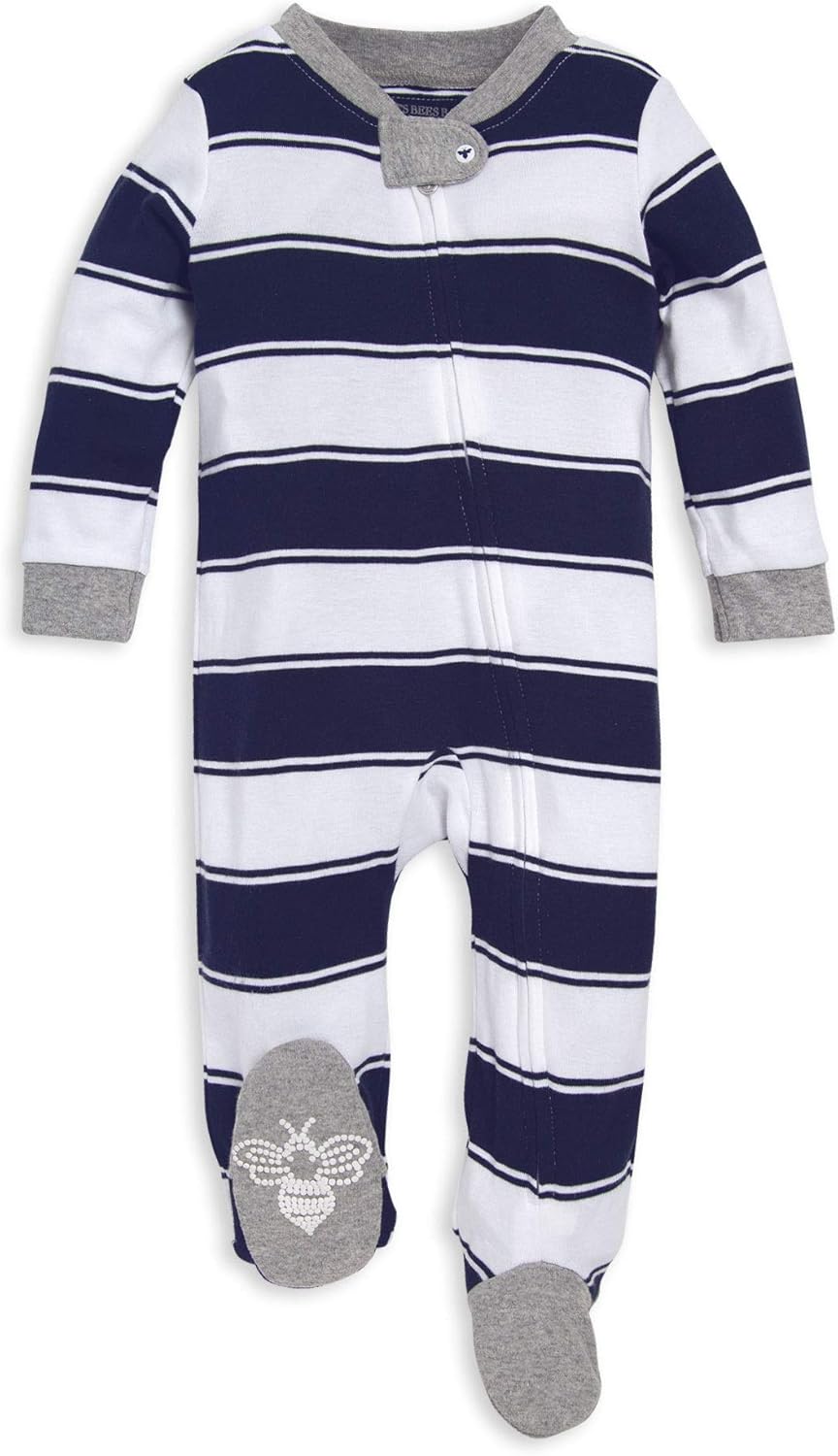 Burt's Bees Baby Pijama con pies de algodón orgánico para niños